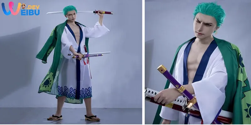Hãy cosplay One Piece nhân vật Roronoa Zoro nếu bạn muốn có tạo hình mạnh mẽ