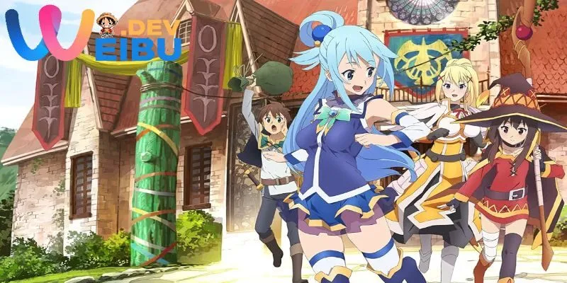 Konosuba ghi điểm với phong cách hoạt hình độc đáo và tạo hình nhân vật hài hước